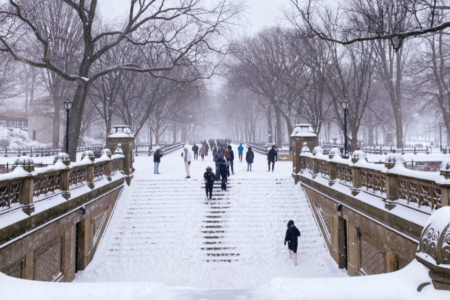 Snowy weather